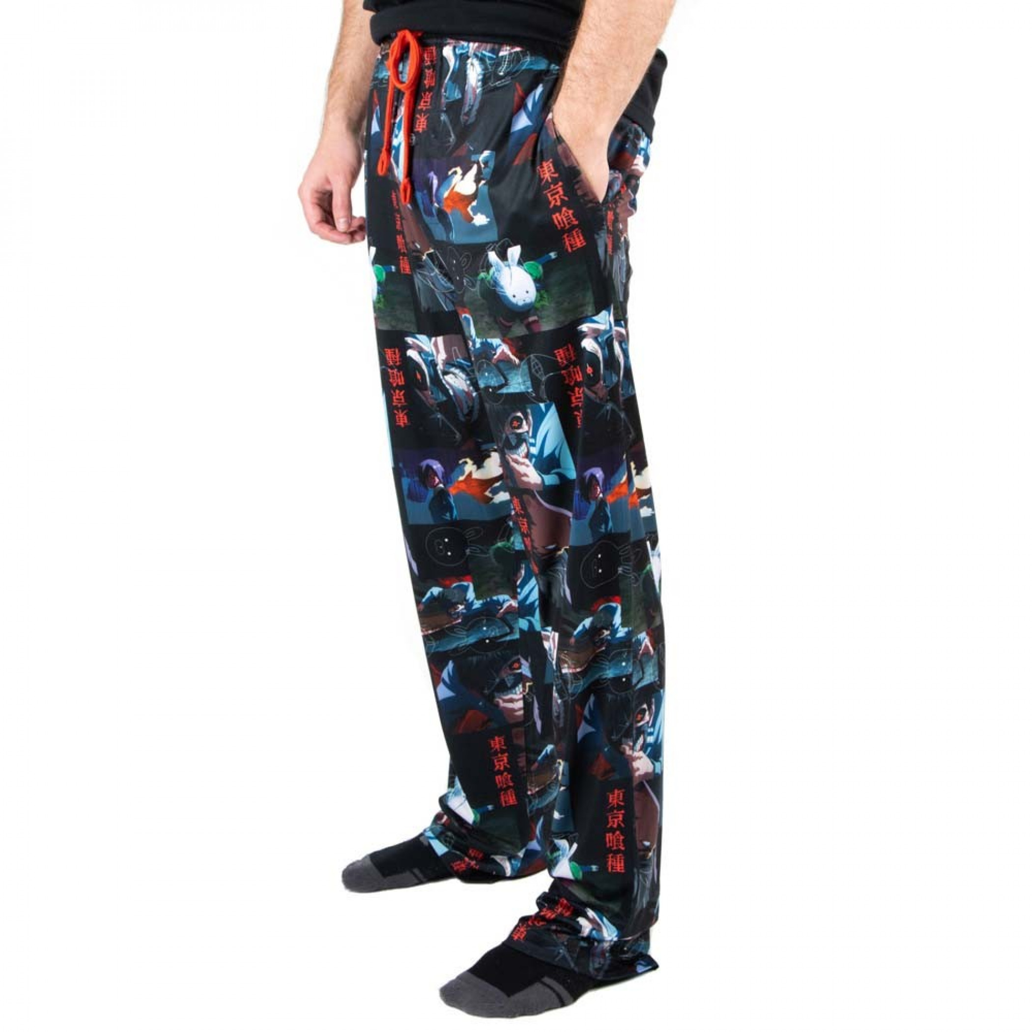 Tokyo Ghoul Characters and Text All Over Print Sleep Pants